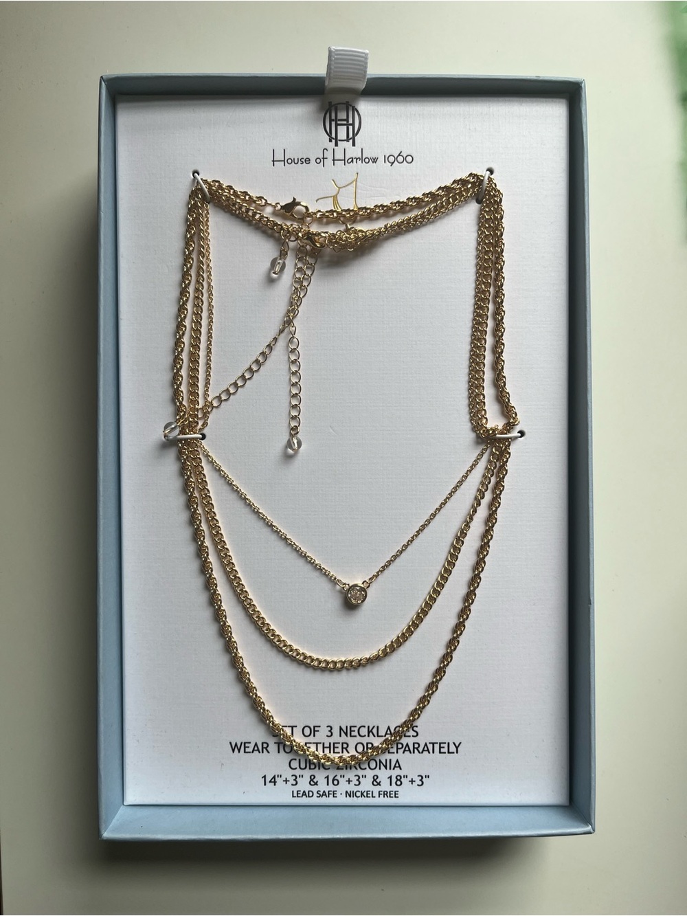 House of Harlow 1960 Gold Layered Pendant Necklace